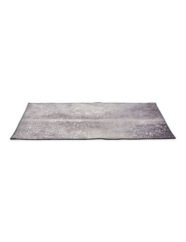 Tapis Gris Blanc Polyester