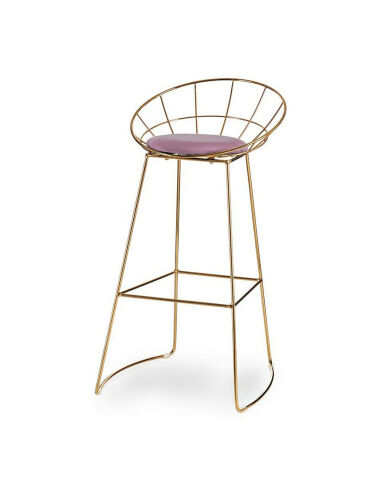 Tabouret Rose Doré...