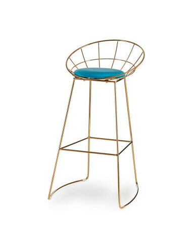 Tabouret Bleu Doré...