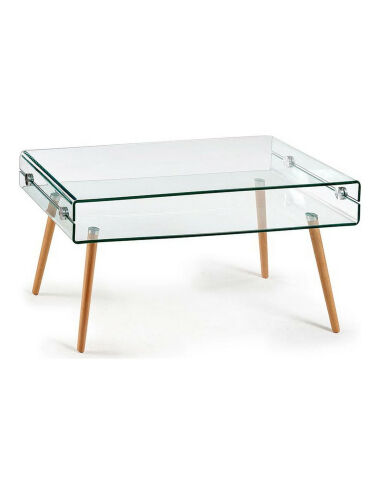 Table Basse Verre Bois (55...