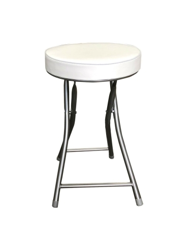 Tabouret Pliant Versa Blanc...