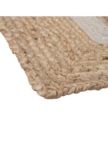 Tapis Naturel Blanc Jute...