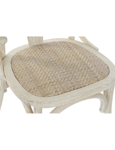 Chaise DKD Home Decor Blanc...