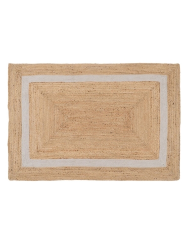 Tapis Naturel Blanc Jute...