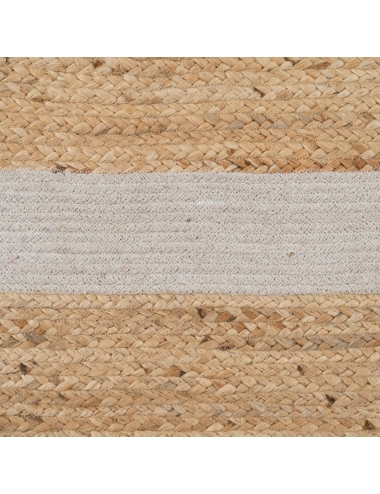 Tapis Naturel Blanc Jute...