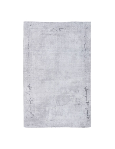 Tapis Gris Coton 160 x 230 cm