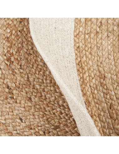 Tapis Naturel Blanc Jute...