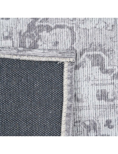 Tapis Gris Coton 160 x 230 cm